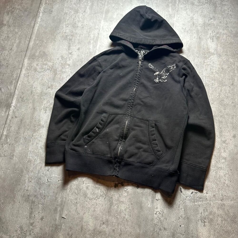 American-eagle Men's Black Hoodie